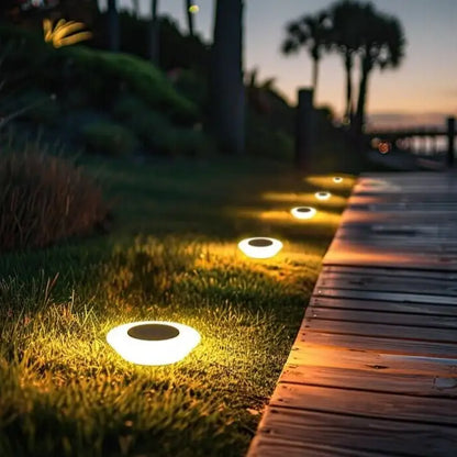 Pack de Luces Solares de Suelo Inoxidables